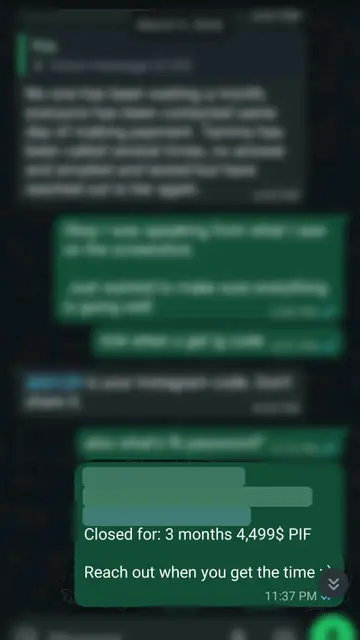 Client result screenshot