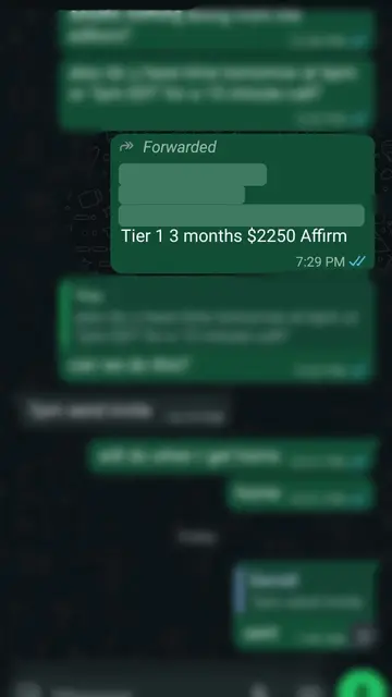 Client result screenshot