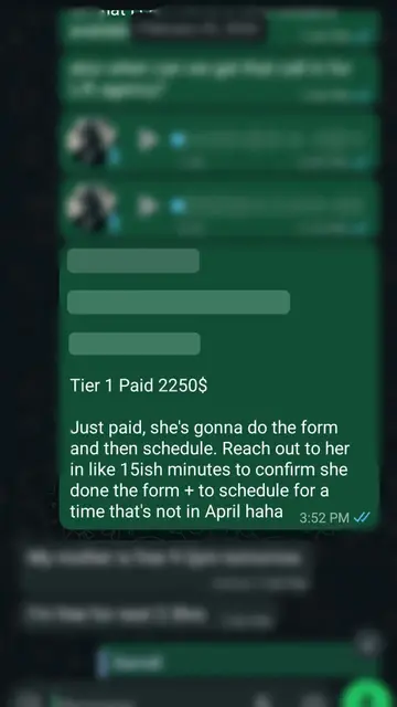 Client result screenshot