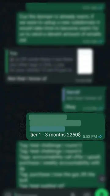 Client result screenshot