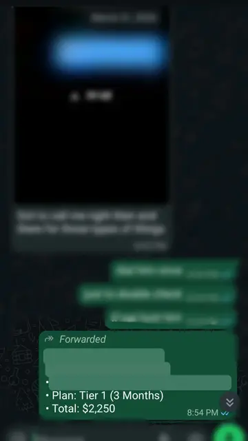 Client result screenshot