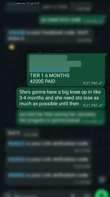 Client result screenshot