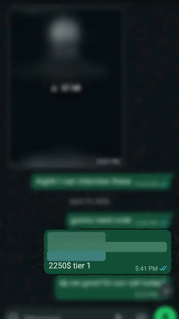 Client result screenshot
