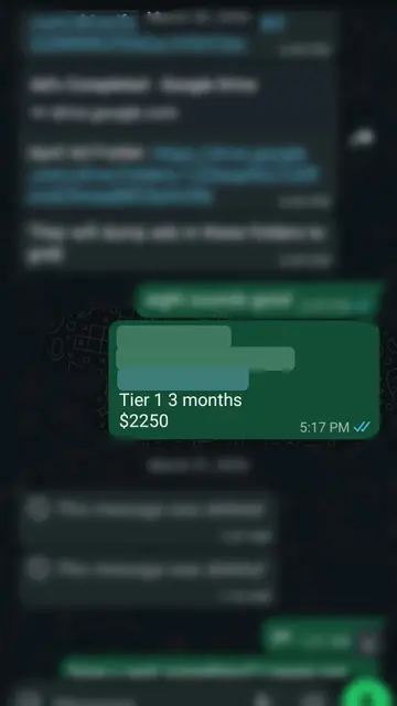 Client result screenshot