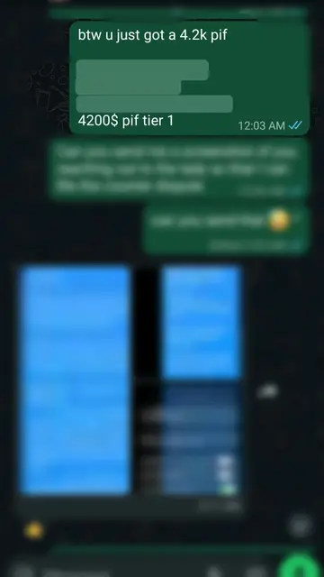 Client result screenshot